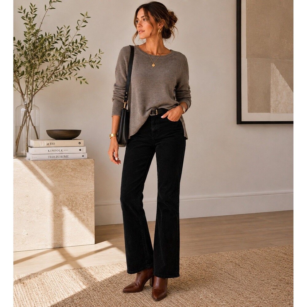 Madewell Riverside Texture Knit Pullover Knit Sweater XXS Top Grey Stretch F3447